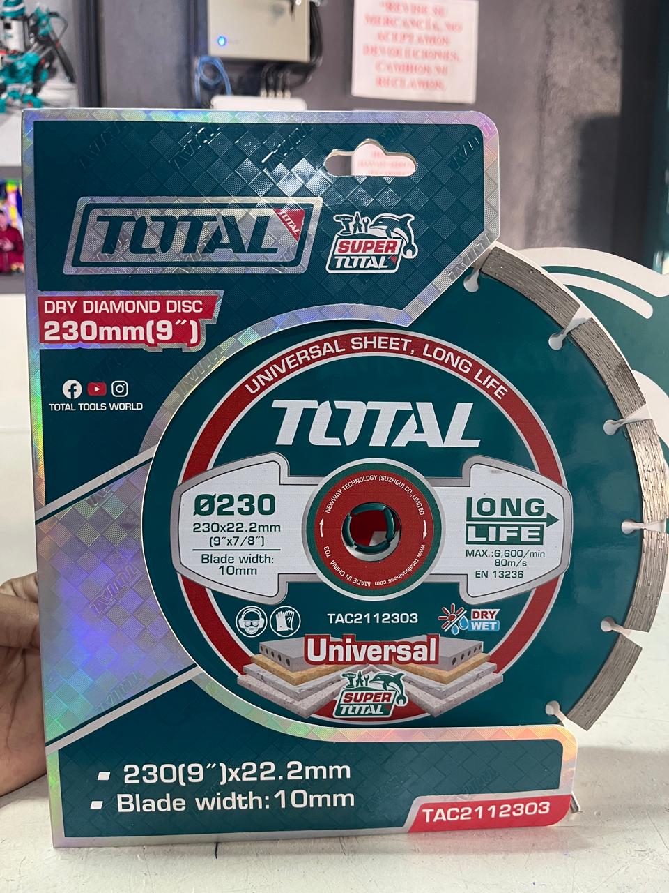 DISCO PARA CONCRETO DE 9 TOTAL TAC2112303